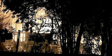 El fuego consumió dos viviendas cerca de la costa del río Carcarañá\u002E (Archivo)