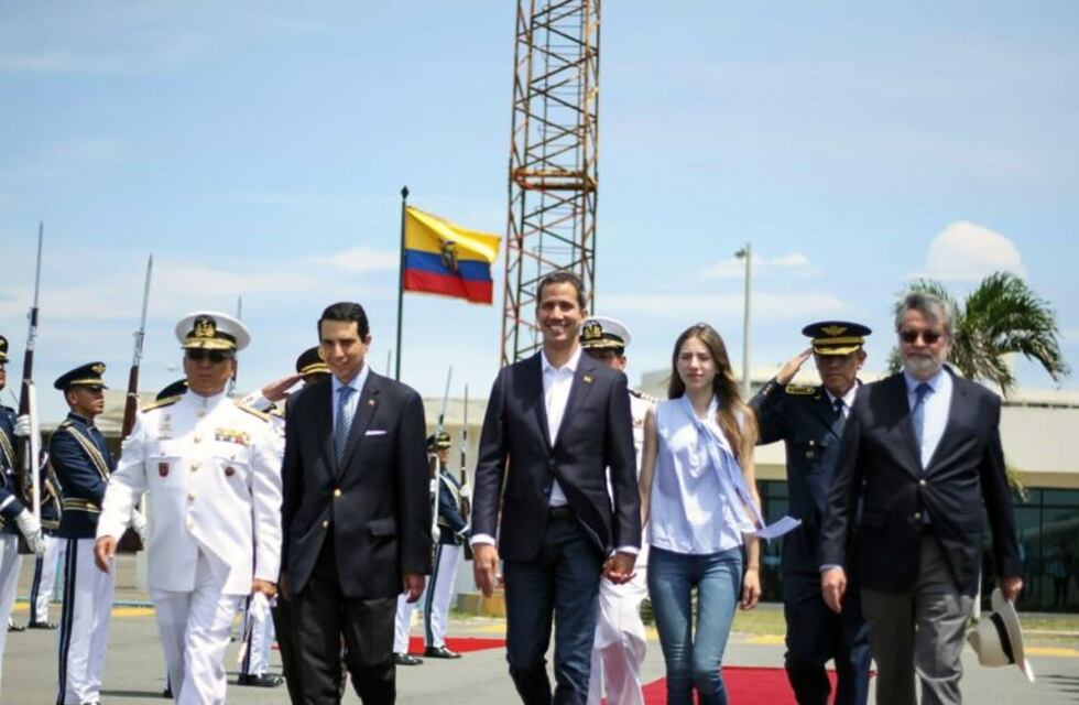Juan Guaidó dejó Ecuador y vuelve a Venezuela, donde convocó a una movilización