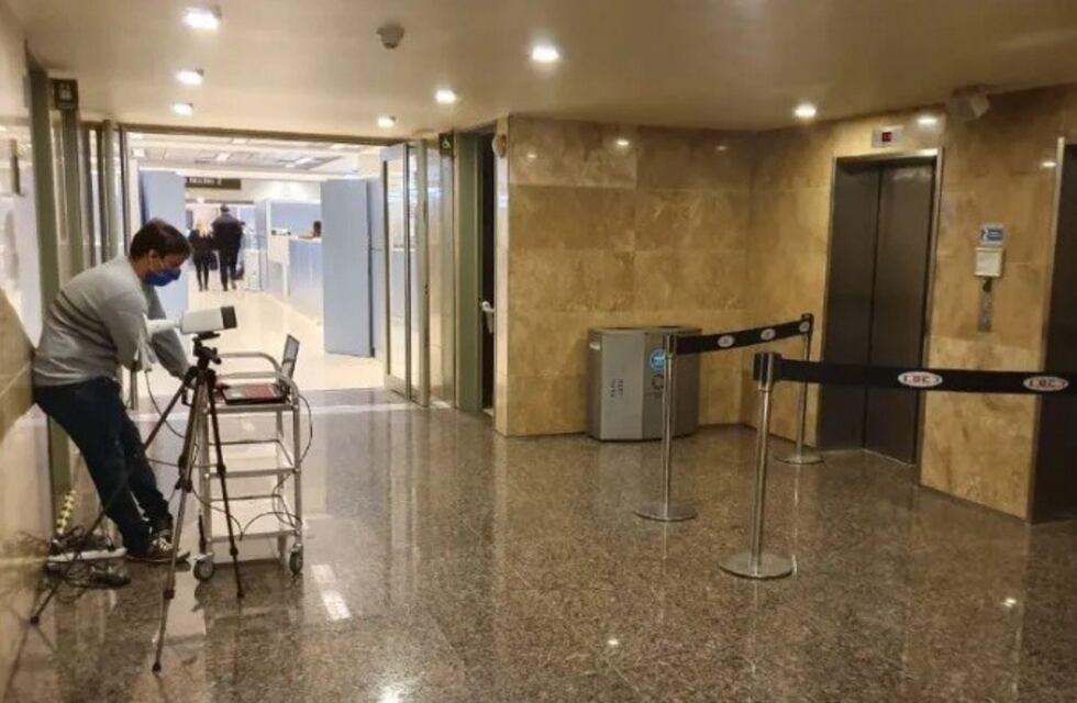 En San Juan instalaron cámaras para medir la fiebre de 5 mil personas por día