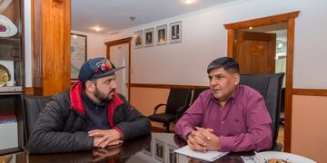 El vice Arcando con visita deportiva