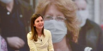 directora ejecutiva de la ANSES, Fernanda Raverta