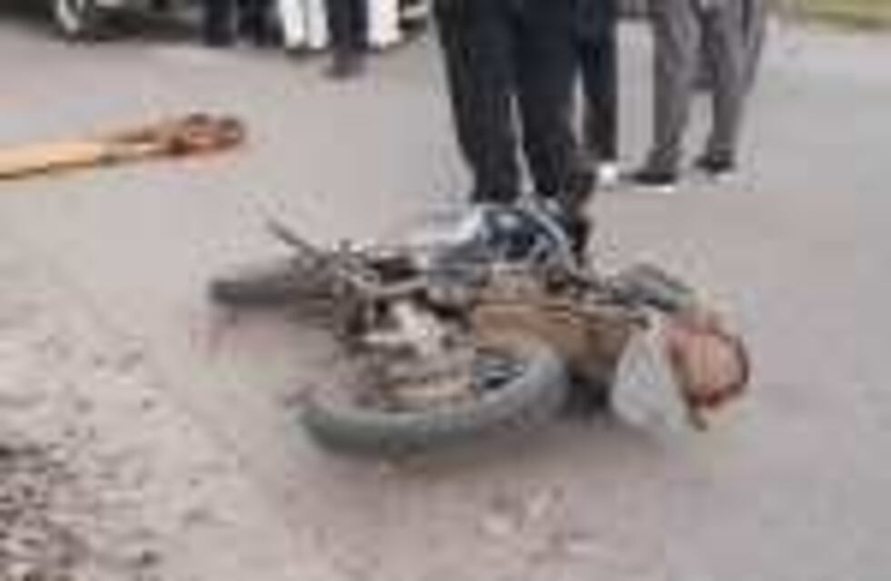 Motociclista herido tras choque en Salsipuedes