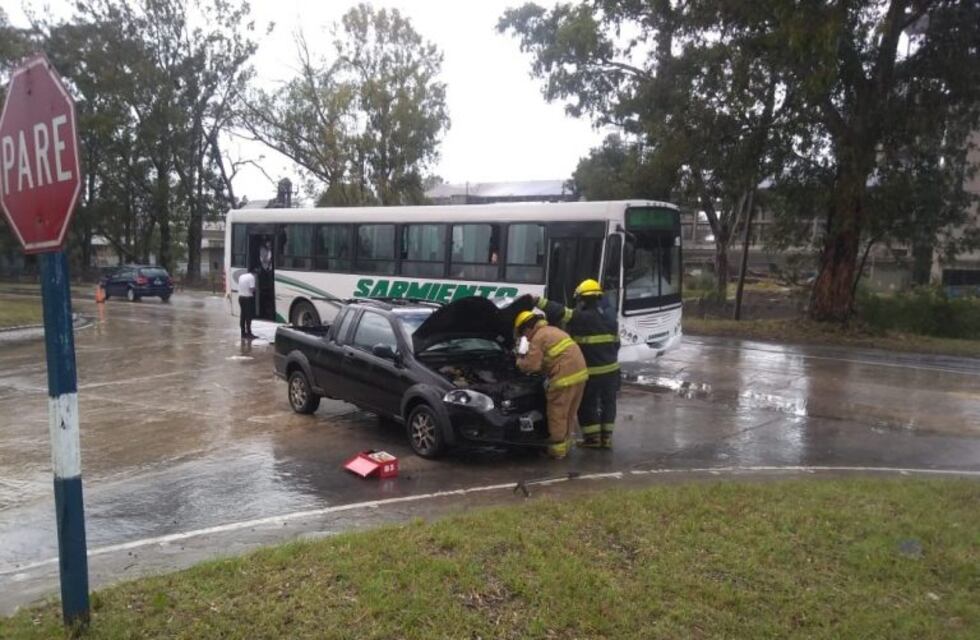A pesar del fuerte impacto, no hubo heridos