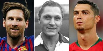 La vida de película de Josef Bican, el dueño del récord que Lionel Messi y Cristiano Ronaldo quieren alcanzar (Foto: Infobae)