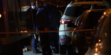 Momento en que actúa la policía de San Luis luego del suicidio del abogado Salomón\u002E