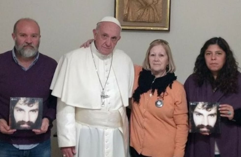 El papa Francisco recibió a la familia de Santiago Maldonado