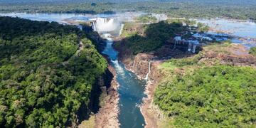 El escenario no sufrió grandes cambios a partir de la apertura de las compuertas de la represa Baixo Iguaçu, en Brasil\u002E