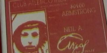 La historia del banderín de Independiente que llegó a la Luna en el Apolo 11\u002E (Infiernorojo)