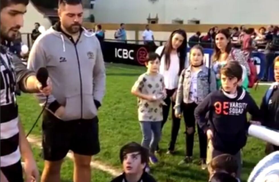 Video: el emotivo discurso del Germán Schulz a los pibes de 8 y 9 años del Tala