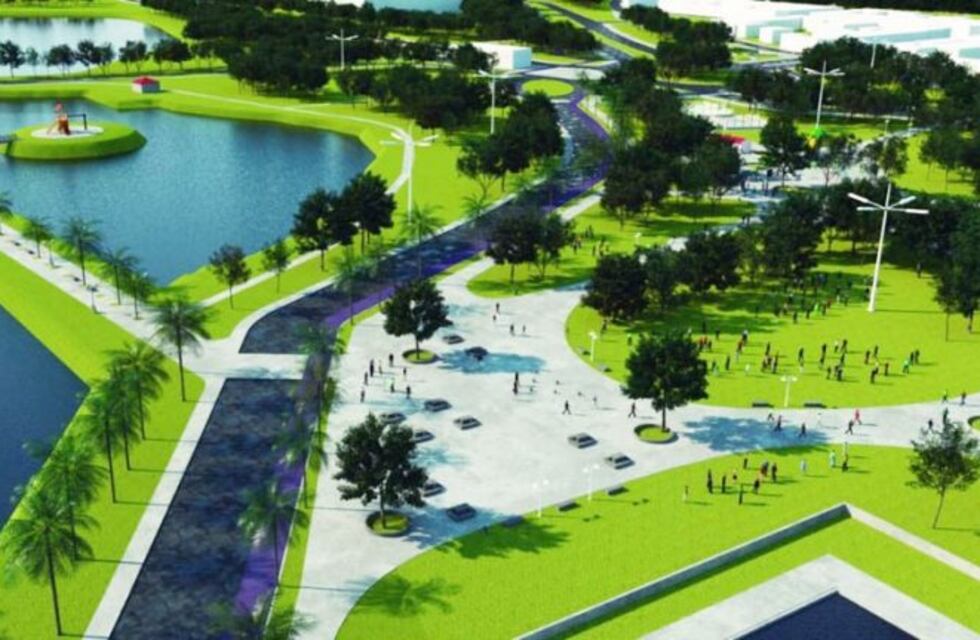 Iniciaron la ejecución del proyecto del Parque Hídrico Don Tomás en Santa Rosa