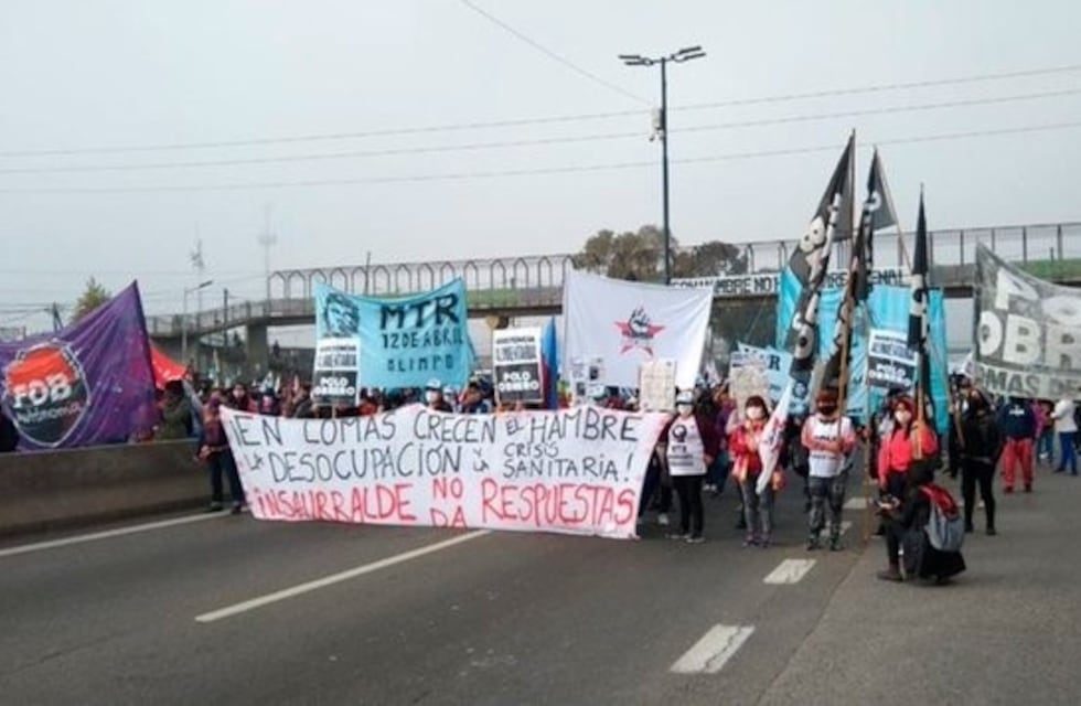 Levantaron el corte en la autopista Riccheri tras la advertencia de desalojo de Berni