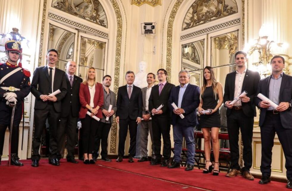 Jorge Gurrieri asistió en Casa Rosada a la entrega de los Premios Exportar