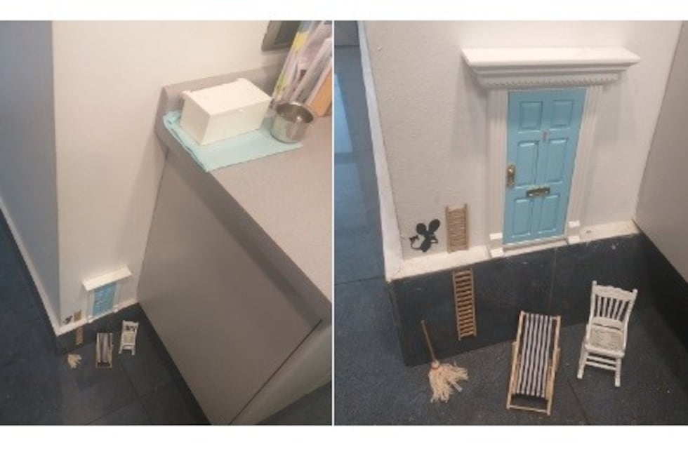 La tierna casita del Ratón Pérez en un consultorio odontológico que se hizo viral