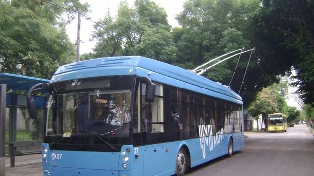 Problemas en el tendido de cables aéreos trolebuses