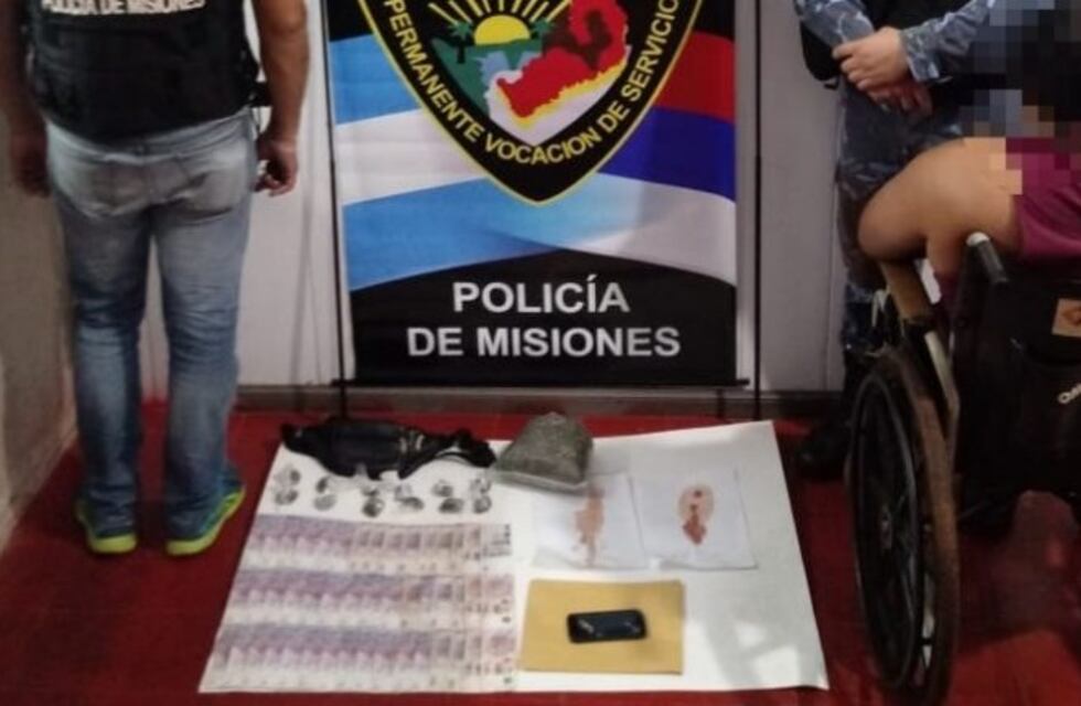 Una pareja fue detenida con más de 80 mil pesos en marihuana