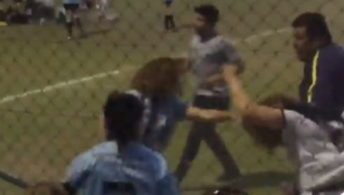 Pelea en el fútbol de San Luis