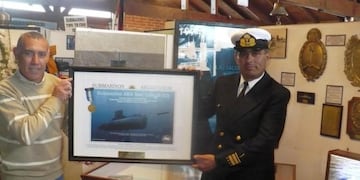 Donación de un cuadro del Ara San Luis