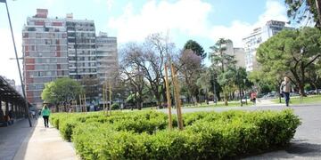 Plaza Sarmiento de Rosario.