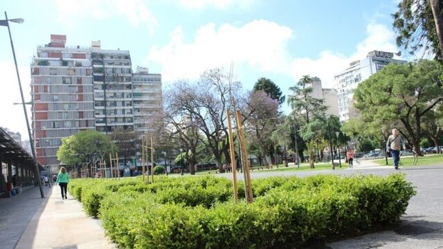 Plaza Sarmiento de Rosario.