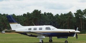 Avion en el que viajaba Emiliano Sala\u002E