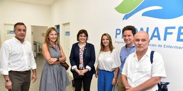 La Ministra de Educación de Jujuy, Isolda Calsina, con el ministro Finocchiaro