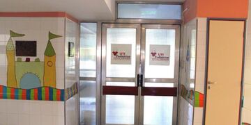 Unidad de terapia intensiva pediátrica del hospital Schestakow en San Rafael.