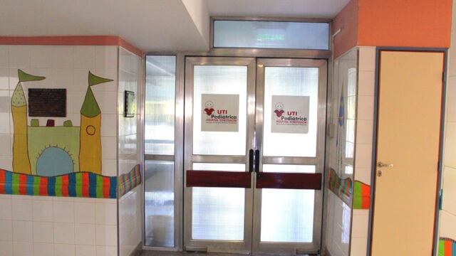 Unidad de terapia intensiva pediátrica del hospital Schestakow en San Rafael.