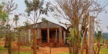 Lidia y sus otros tres hijos menores viven en una vivienda de Campo Grande\u002E