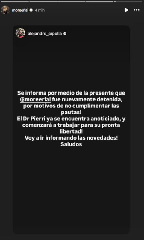 Morena Rial.