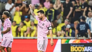 Lionel Messi en la final de la Leagues Cup con Inter Miami. (Prensa Inter Miami).