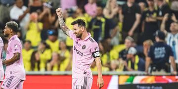 Lionel Messi en la final de la Leagues Cup con Inter Miami. (Prensa Inter Miami).