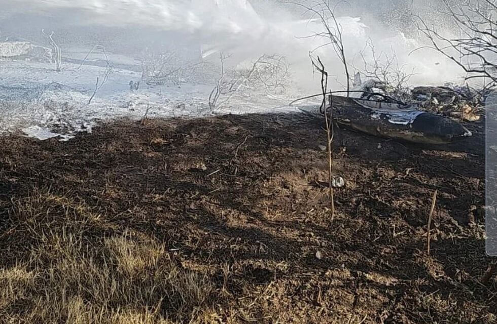 Accidente aéreo en San Luis: hay tres personas heridas