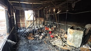 Una familia de Maipú perdió todo en un incendio.