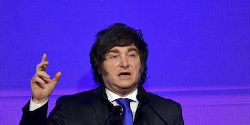 El presidente Javier Milei sigue con el Tour de la Gratitud en la ciudad de Córdoba. (Pedro Castillo / La Voz)