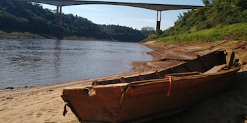 La balsa de la toma de agua no se vio afectada porque estaba apagada por los trabajos realizados por el IMAS.