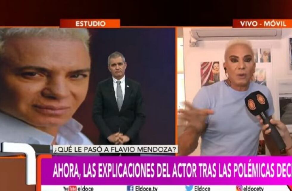 Flavio Mendoza: "Si son realmente periodistas serios, no me tenés que venir a chicanear"