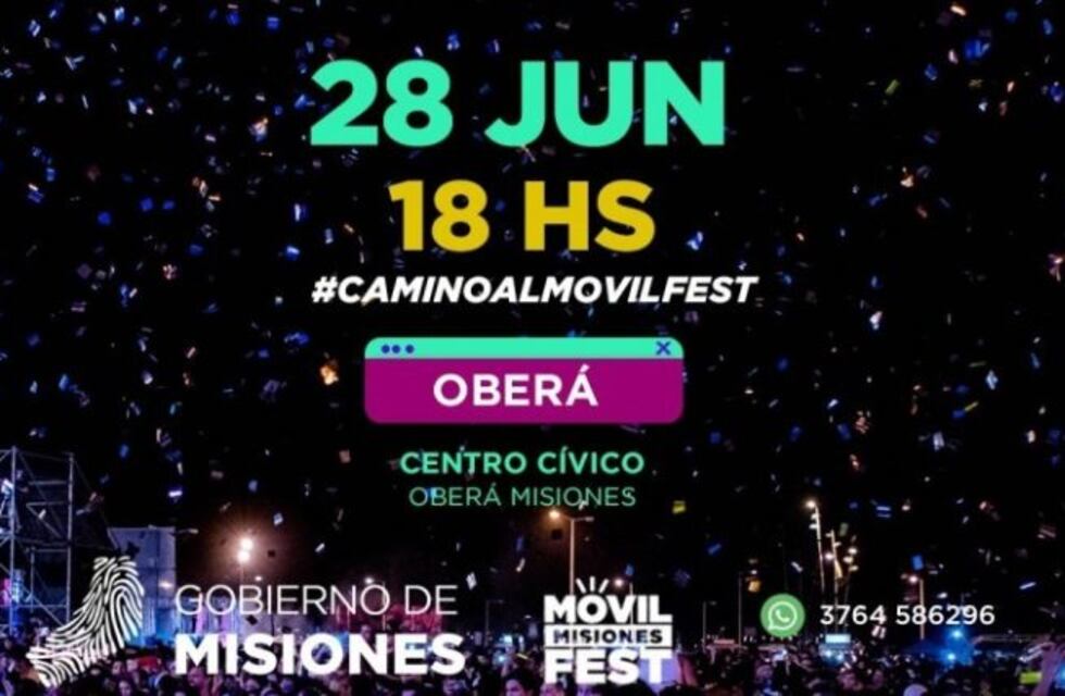 "Camino al Movilfest" con parada en Oberá