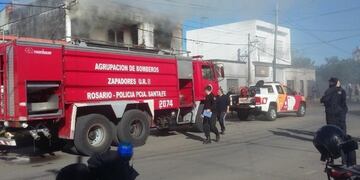 No hubo personas heridas, solo daños materiales\u002E
