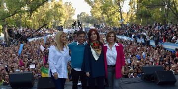 Axel Kicillof y Cristina Kirchner en La Plata\u002E (Prensa Frente de Todos)
