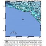 ELS01 - (ESTADOS UNIDOS), 24/11/2016.- Fotografía facilitada por el Servicio Geológico estadounidense (USGS) hoy 24 de noviembre de 2016 que muestra el epicentro en el que se ha registrado un terremoto de magnitud 7,2 en la escala abierta de Richter sacudió hoy a El Salvador y a naciones vecinas, sin que hasta el momento se hayan reportado daños. El sismo, que se sintió en todo El Salvador obligó a diversas instituciones a evacuar al personal, como prevención ante posibles derrumbes, y se está a la espera de informes de las diferentes delegaciones de Protección Civil del país. EFE/- **SÓLO USO EDITORIAL**