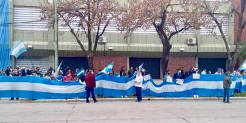 Masiva marcha en contra de la expropiación de Vicentin (Twitter)