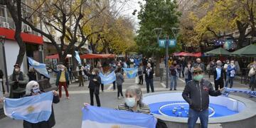 Movilización en contra de la expropiación de Vicentín en Mendoza - Gentileza Nicolás Ríos / Los Andes