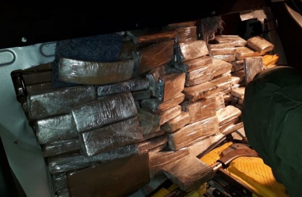 Sáenz Peña: incautaron casi 100 kilos de marihuana y detuvieron a dos personas