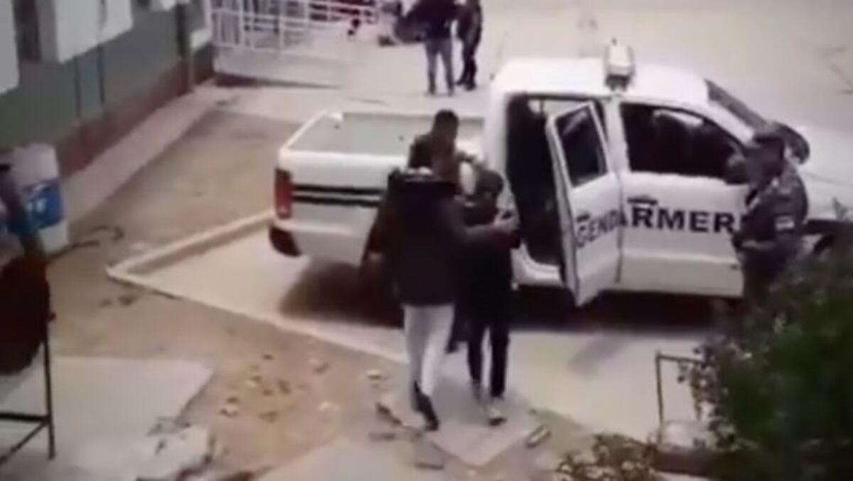 Menor salteña rescatada de una red de trata\u002E (Gendarmería Nacional)