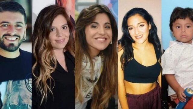 Diego Jr., Dalma, Gianinna, Jana y Dieguito Fernando.