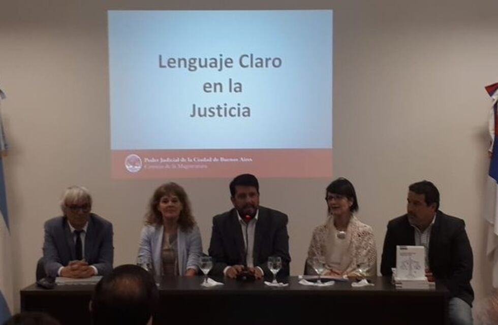 Un juzgado Penal publicó una guía del lenguaje claro y estilo
