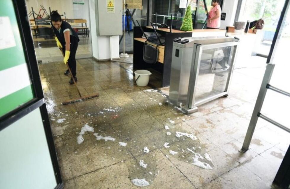 Se inundó por las lluvias el Concejo Deliberante: el lunes, sin actividad