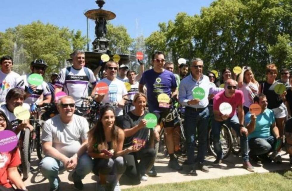 Cornejo inaguró las obras en el Parque San Martín