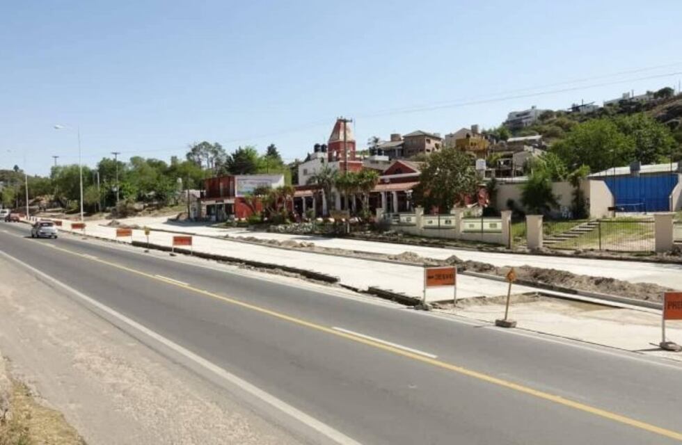 Carlos Paz: avanza la obra del ingreso norte de la ciudad