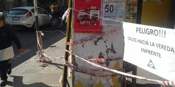 Sólo se colocaron carteles de advertencia\u002E